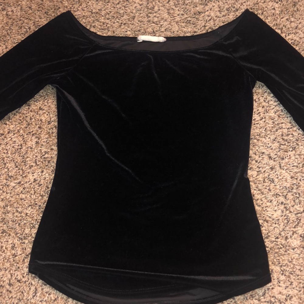 Velour top